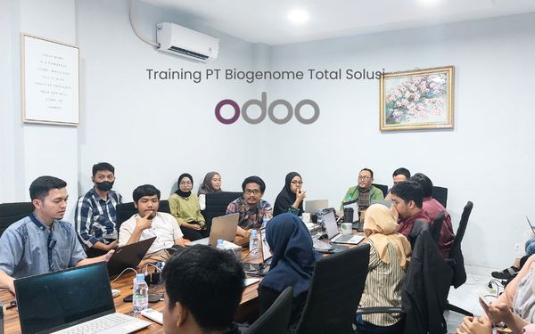 Training Odoo untuk tim PT Biogenome Total Solusi