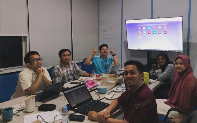 Training Odoo bersama tim PT Lab Sistematika Indonesia